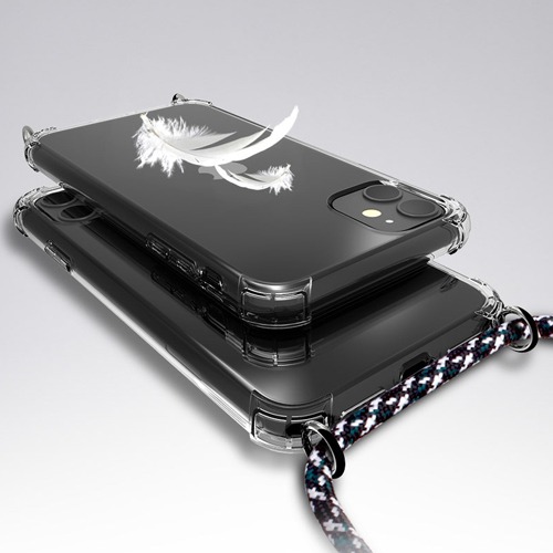 아이폰13프로 스트랩 방탄 캡슐 휴대폰케이스 iPhone13 Pro