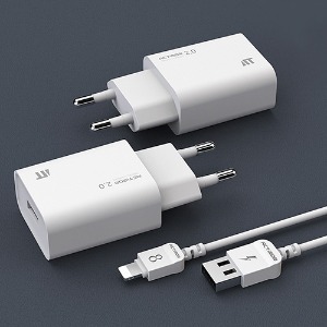 USB타입 1포트 8핀 1.2M 케이블포함 휴대폰 아이폰 충전기 ACT-80