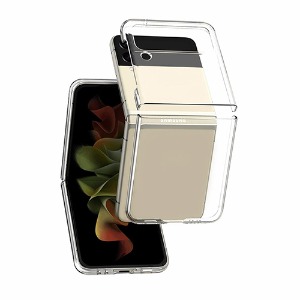 갤럭시Z플립4 슬림 슬릭 퓨어 클리어 하드케이스 휴대폰케이스 SM-F721