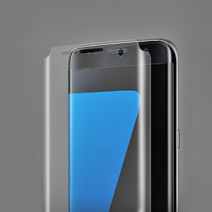 LG Q7 우레탄 3D 라운드 풀커버 액정 보호 필름 간편 부착 2매