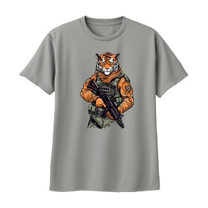 씨엠 드라이 티셔츠 그레이 T043B tiger