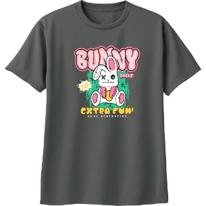씨엠 드라이 티셔츠 다크그레이 T063A bunny