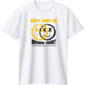 씨엠 드라이 티셔츠 화이트 T064A broken B